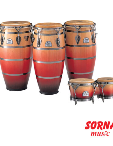 تومبا سه تايي با بانگو و پايه مدل Elite Congas Pearl