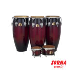 تومبا سه تايي با بانگو و پايه مدل Elite Congas Pearl