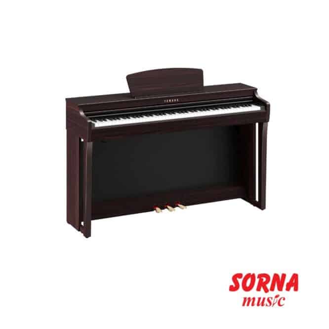 7601 Yamaha CLP 725R Clavinova Digital Piano 1 2