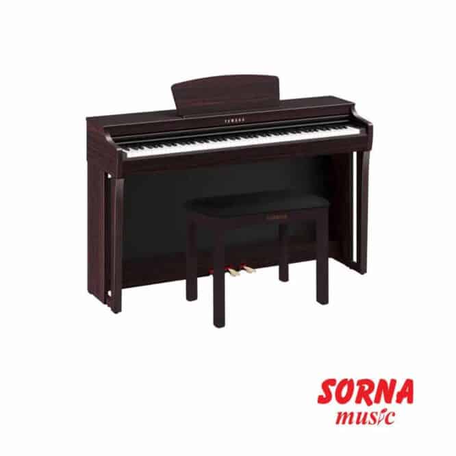 7601 Yamaha CLP 725R Clavinova Digital Piano 2 2
