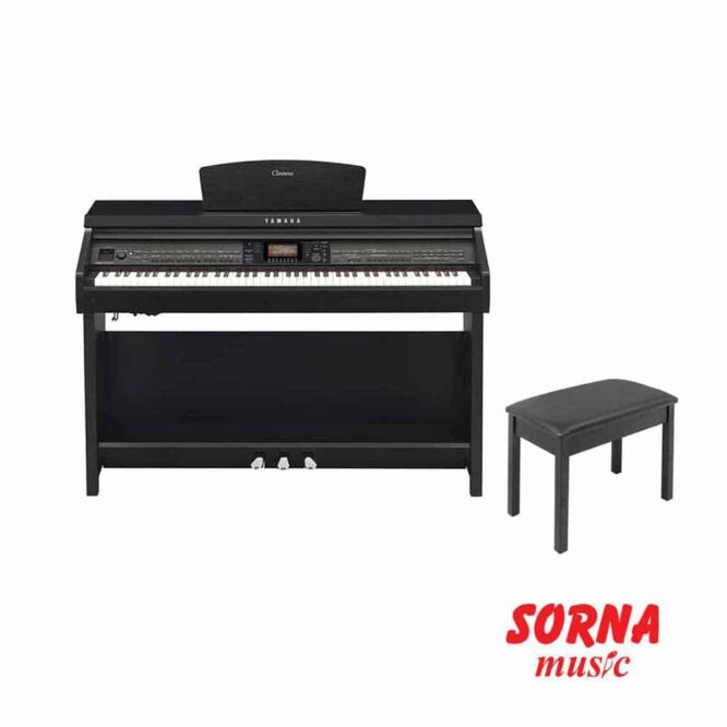 7807 Yamaha Clavinova CVP 701 Digital Piano –Black 2 3