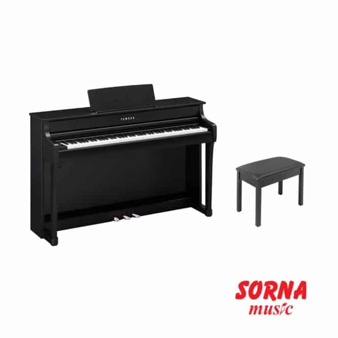 7810 Yamaha CLP 835B Clavinova Digital Piano Black2